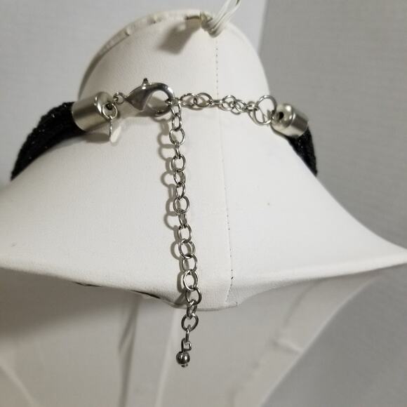 Premier multi layer seed bead necklace 14" w/4" ext.  1.1668 - Picture 5 of 8